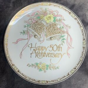 1987 EHW Enterprises inc/Roman inc. (Japanese) Plate 10” (50th Anniversary)